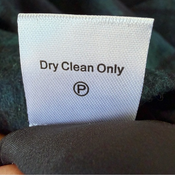 Tuckernuck Blackwatch Plaid Daphne Dress Wool Blend Bow Ruffle Neck Size M - Picture 7 of 7